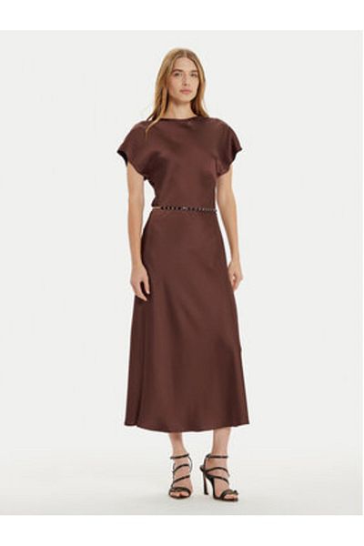 Imperial Rochie de cocktail pentru femei ADQJIBA maro