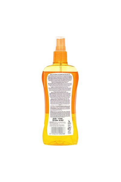 Babaria Spray fotoprotector bifazic SPF30 și accelerator de bronzare, Aqua UV, Babaria, 200 ml