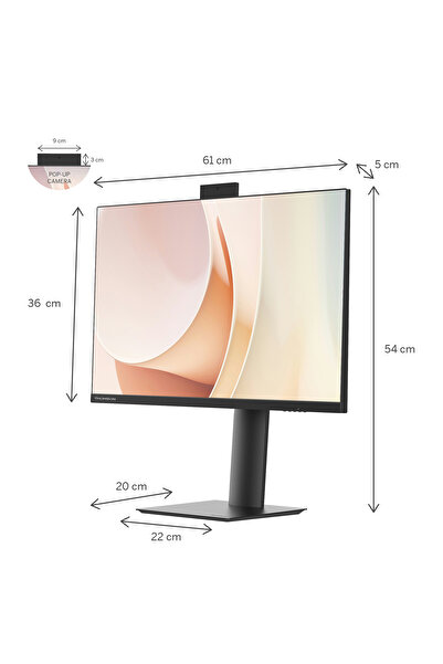 THOMSON M27fb7c14v Supreme Business Monitor 27" Fhd 100hz 1920 X 1080 Pop-up Camera