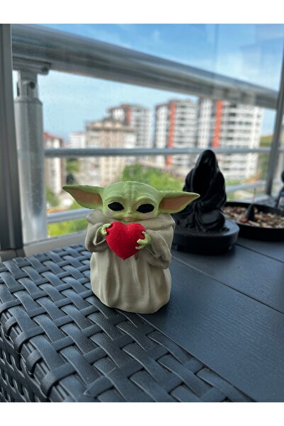 3dvibeswithmerve Baby Yoda Kalp