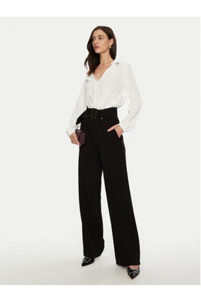 RINASCIMENTO Pantaloni din material textil pentru femei CFC0121912003 Negri