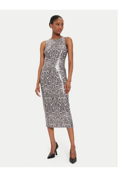 RINASCIMENTO Women's Cocktail Dress CFC0120287003 Gray