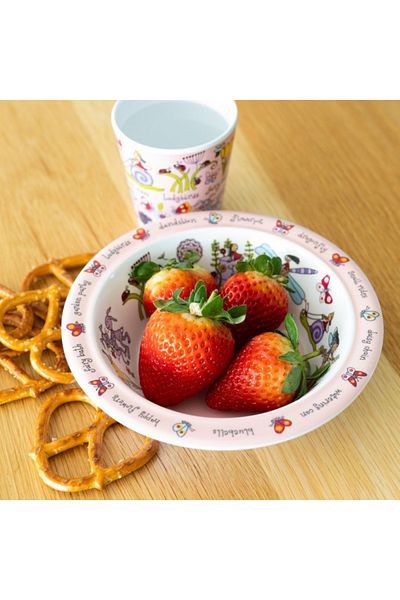 Tyrrell Katz Melamine Food Plate - Food Bowl // Secret Garden