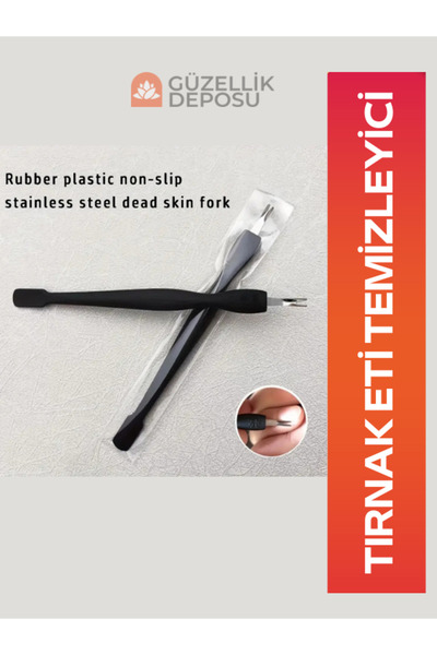 Güzellik Deposu Solingen Cuticle Cleaner Trimmer Cuticle Pusher with Fork Tip