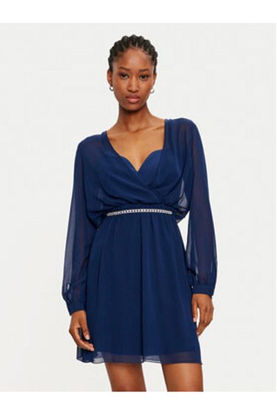 RINASCIMENTO Rochie de cocktail pentru femei CFC0121451003 bleumarin
