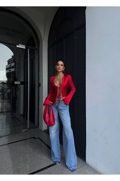 Joana Blugi Boyfriend Albastri Angeliq2