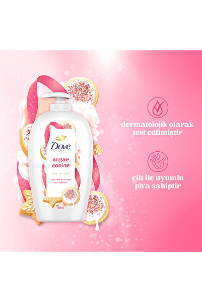 Dove Sugar Cookie Sıvı Sabun 450 ml x3