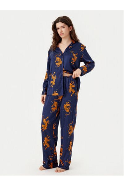 Hunkemöller Pijamale pentru femei hunkemoller 300784 Albastru marin