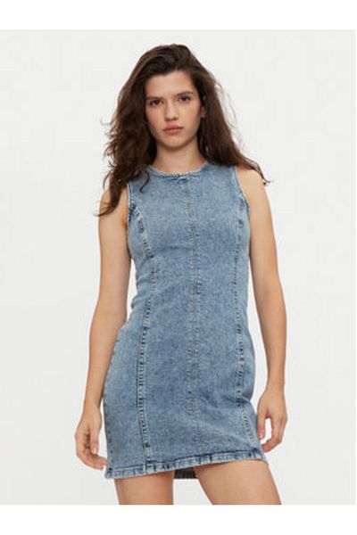 Gina Tricot Pulover cu guler înalt pentru femei 22845 albastru