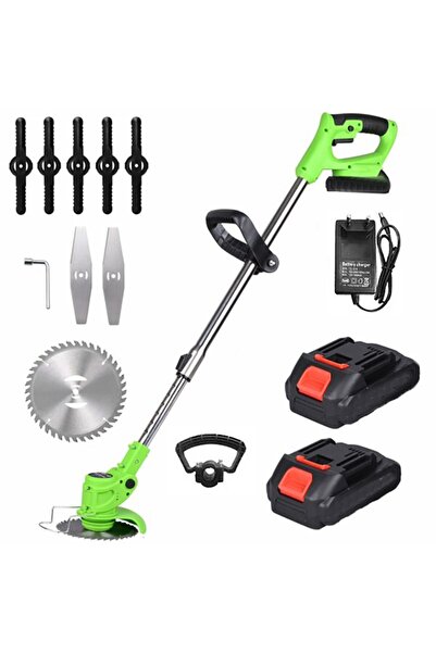 HOZRO Motocoasa electrica pentru Gradinarit, 2 acumulatori 36V, 1 statie incarcare, 18.000 RPM