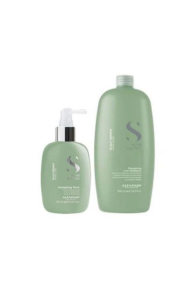 Alfaparf Milano Set anti-cădere a părului Alfaparf Milano Șampon energizant pentru scalp 1000ml + Tonic 125ml, 1000 ml + 125 ml