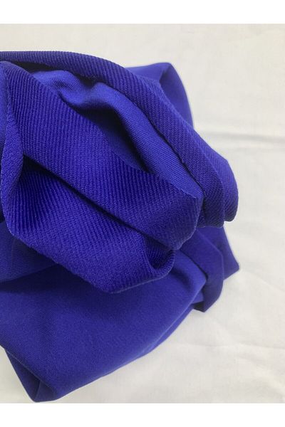 Yiğit Kumaş Saks Blue Knee Does Not Make 2 Thread Flexible Fabric Piece 75X180 cm