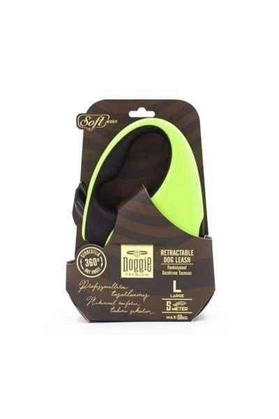STOREMAX Doggie Soft Automatic Dog Extension Leash Large Green 50 kg 5 Mt