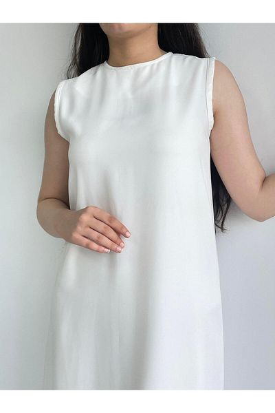 MELEK ARAZ Ecru Underwear Dress