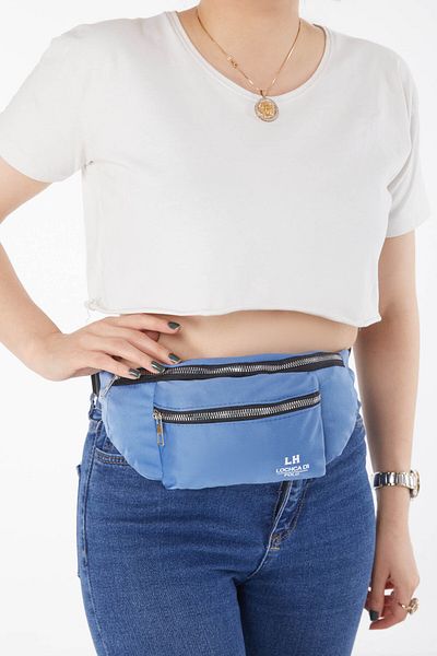 TOFİSA Women's Indigo Waist Bag - 25660