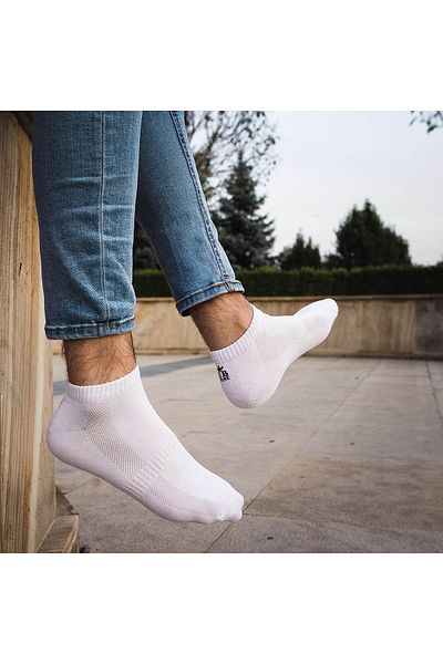 EB Prime Short Socks | Box "Energy of Comfort" No. 4 | 6 per | 6xWhite | Sizes 35-46