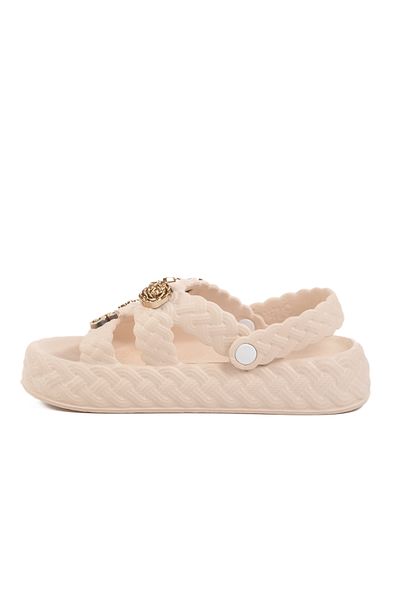 AYAKMOD Ecru Eva Light Flexible Women's Slippers 804 Z