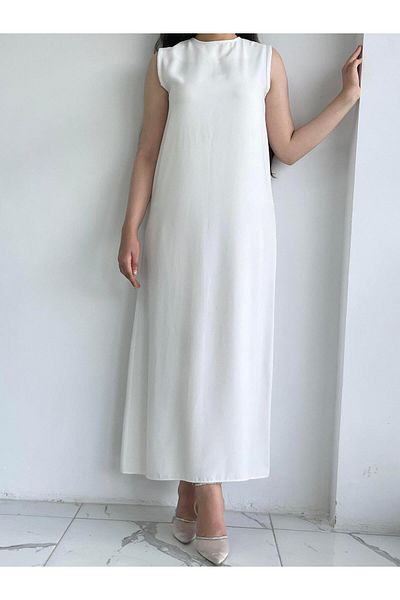 MELEK ARAZ Ecru Underwear Dress