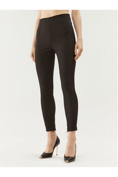 RINASCIMENTO Pantaloni din material textil pentru femei CFC0116017003 Negri