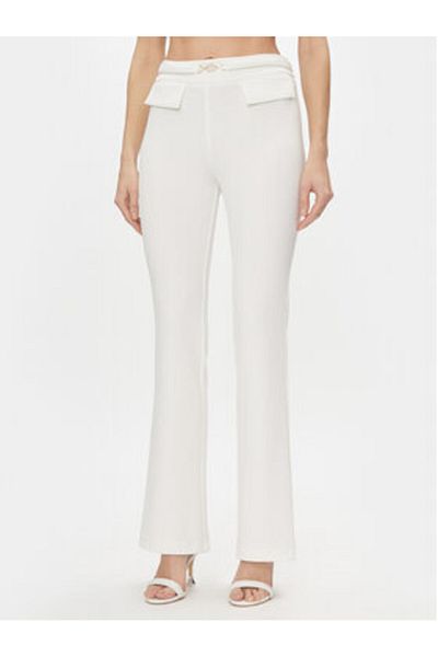 RINASCIMENTO Women's Fabric Trousers CFC0117528003 White