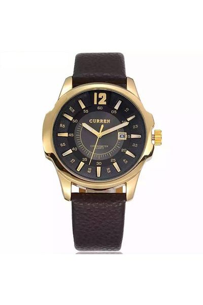 Curren T-Wave brown, black men's watch