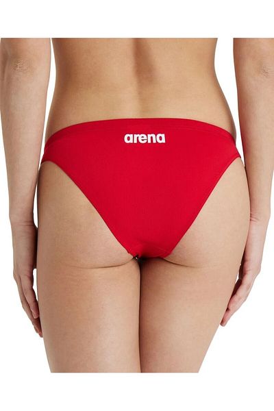 ARENA Women's Team Swim Bottom Solid/Red Women's Bikini Bottom