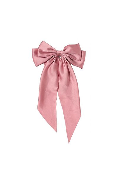 OEM Agrafă de păr cu fundă GAVIO®, material satinat, eleganță, 34 x 21 cm, roz