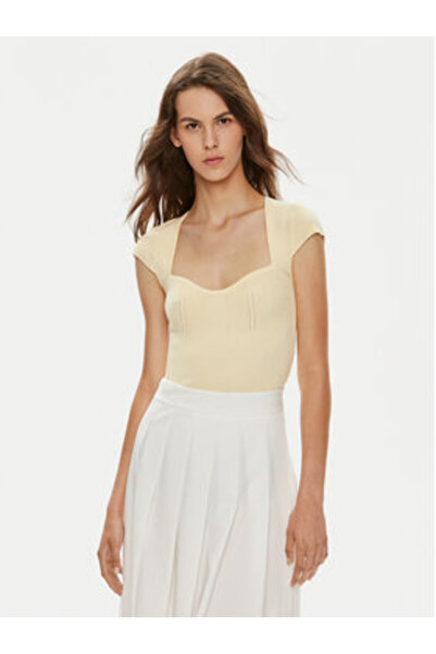 Gina Tricot Womens Blouse 22212 Yellow