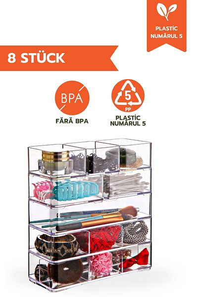 Ginza Maison Set organizator sertar cu 8 piese