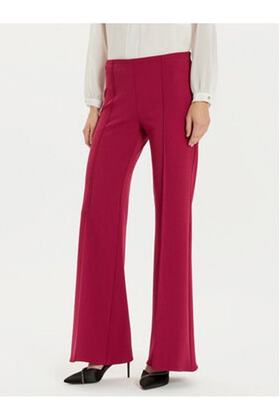 RINASCIMENTO Women's fabric trousers CFC0121355003 Burgundy