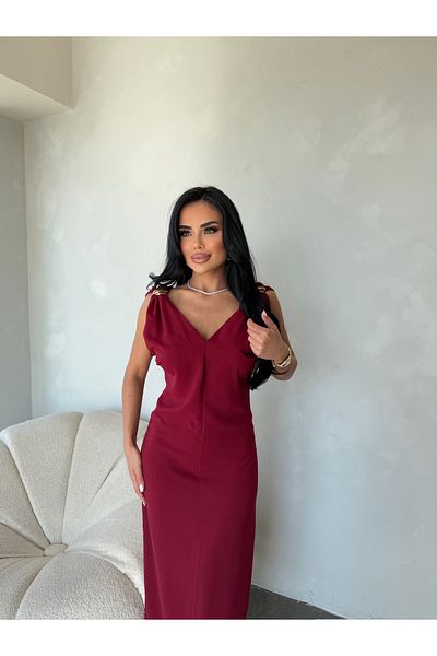 LİLA İSTANBUL Rochie de vară cu decolteu în V cu umăr