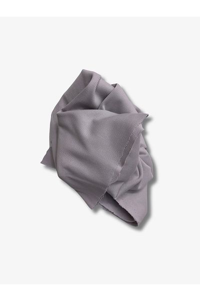 Yiğit Kumaş Camisole (Ribana) Fabric, Piece 90X120 cm Gray