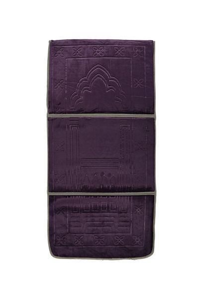 MANASEK 55x110cm Foldable Prayer Mat with Back Rest