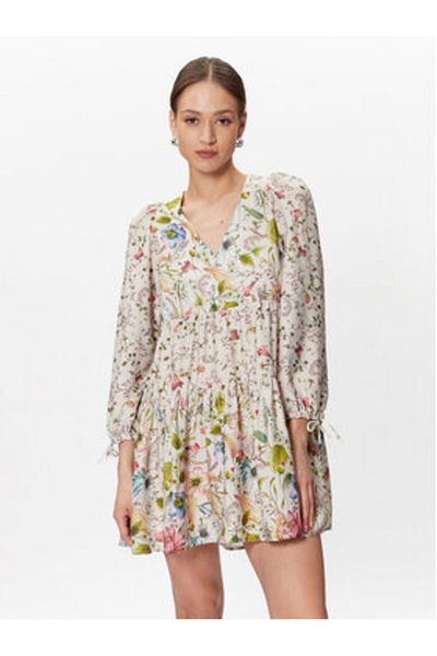 Replay Women's Casual Dress W9033 .000.73974 Ecru