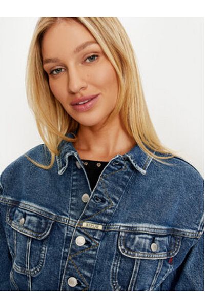 Replay Jachetă denim pentru femei W7Z1 .000.759 53D Albastră