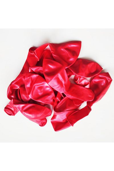 Ropet Set of 100 latex balloons, Red, 30cm, Ropet