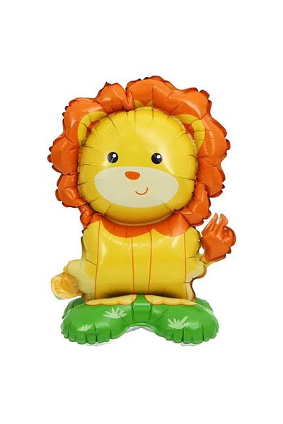 Ropet Foil balloon with stand, Lion figurine, 60 cm, Ropet