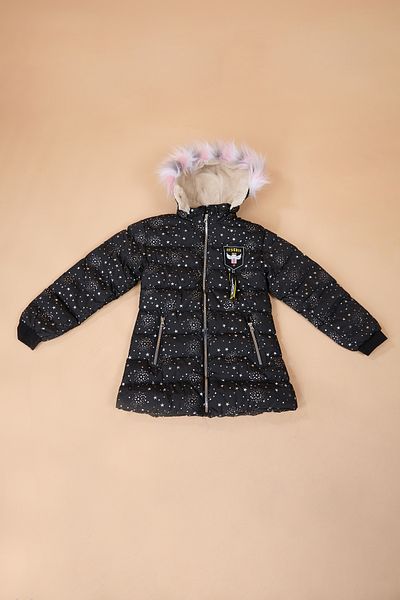 TOFİSA Girl's Black Coat - 23901
