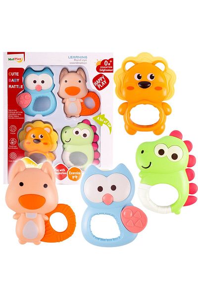 OEM Set of 4 Teething, motor, sensory toys for babies