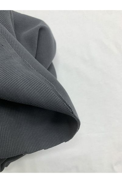Yiğit Kumaş Camisole (Ribana) Fabric, Piece 100X130 cm Smoked