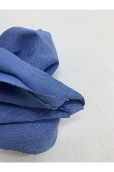 Yiğit Kumaş Blue Ribana Fabric, Piece 60X180 cm