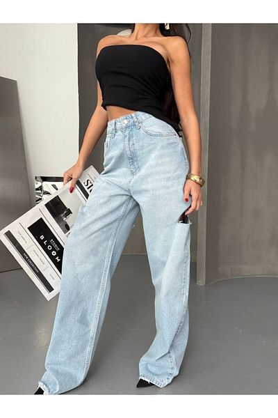 Joana Blugi Damă Oversize Albastri Yaiza