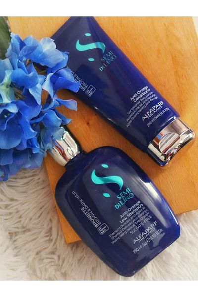 Alfaparf Milano Semi Di Lino Brunette Shampoo, Shampoo, 1000 ml