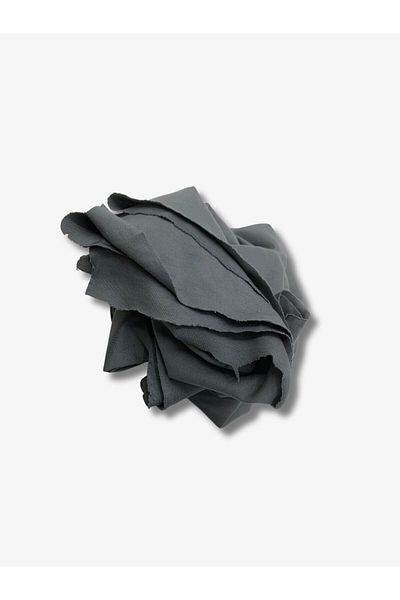 Yiğit Kumaş Fabric of Smoked Fine Rib, Piece 160X170 cm