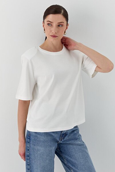 Shopping Shop Tricou oversize ECRU