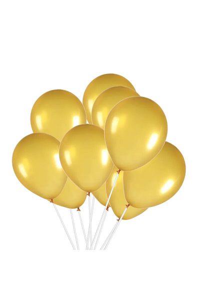 Ropet Set of 50 balloons, Gold, 30 cm