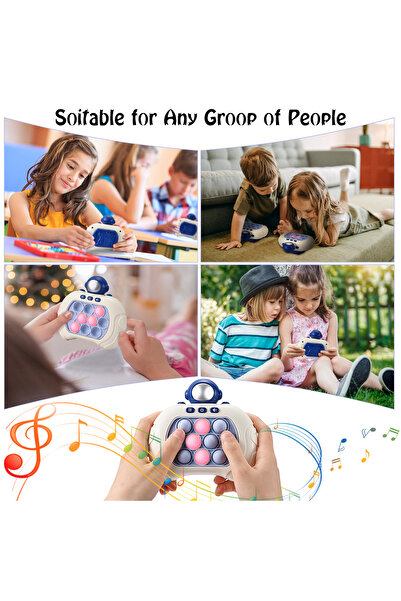 sallma Electronic Pop It Toy Console with Sounds & Lights, Astronaut