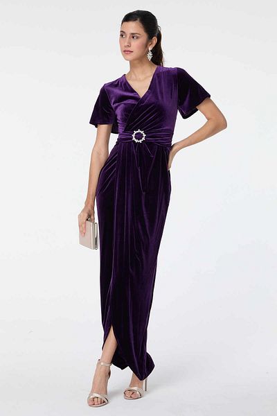 TOFİSA Evening Dress Purple - 23558