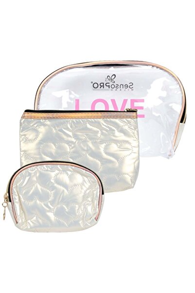 SensoPRO Milano Paletă fard de pleoape Cosmetics - Travel Elite, set de 3 bucăți