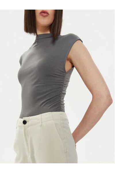 Gina Tricot Women's Top 20883 Gray